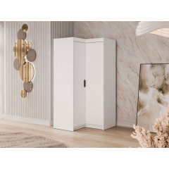 Rohová šatní skříň Melen 2D