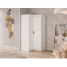 Rohová šatní skříň Melen 2D