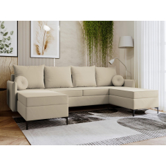 Rohová sedací souprava s funkcí spaní Camtalo U