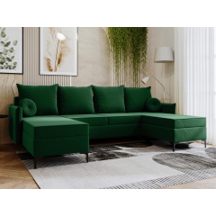 Rohová sedací souprava s funkcí spaní Camtalo U