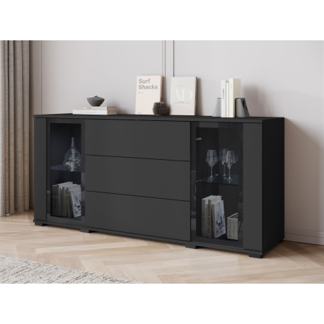 Široká komoda Hedvis SB 150 2D3S