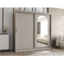 Šatní skříň se zrcadlem Kreloin 200