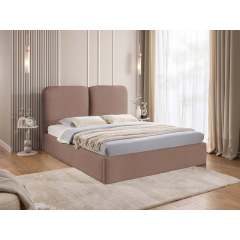 Čalouněná postel s úložným prostorem Liror