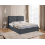 Čalouněná postel s úložným prostorem Liror