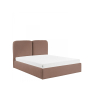 Čalouněná postel s úložným prostorem Liror