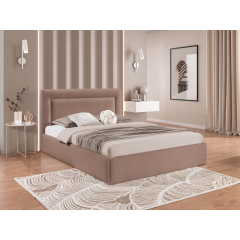 Čalouněná postel s úložným prostorem Enserio