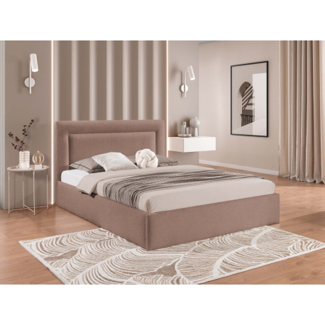 Čalouněná postel s úložným prostorem Enserio