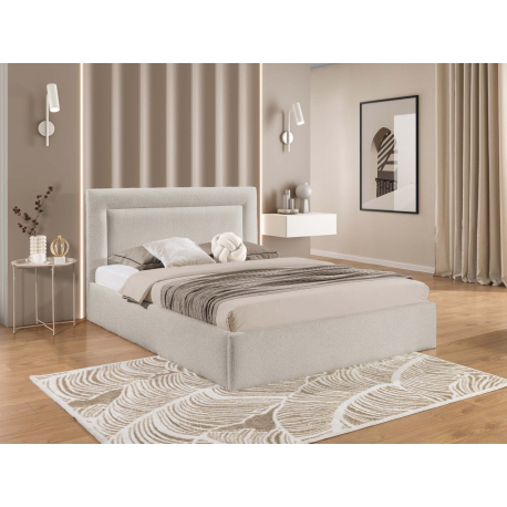 Čalouněná postel s úložným prostorem Enserio