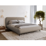Čalouněná postel s úložným prostorem Nizori