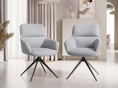 Set 2 ks křesel Kiztis 3615/BK