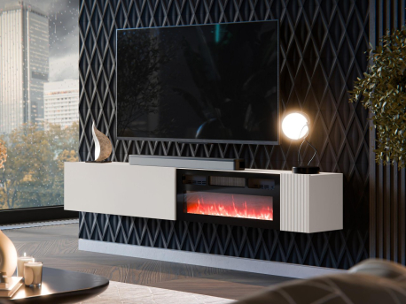 TV skřínka s krbem Bamali 200 EF