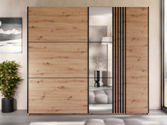 Šatní skříň se zrcadlem Tojwi 250