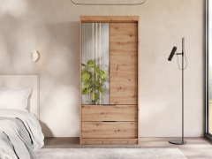 Šatní skříň se zrcadlem Nojan 103