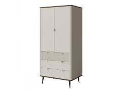 Šatní skříň Rotevio 3S2D RT01