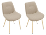Set 2 ks jídelních židlí Archie Archie DC-1084/GL Boucle