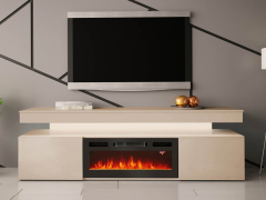 TV kříňka s krbem Lestirola Bis EF 2D 190