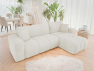 Rohová rozkládací sedačka Larow Boucle