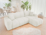 Rohová rozkládací sedačka Larow Boucle