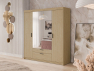 Šatní skříň se zrcadlem Melen 4D