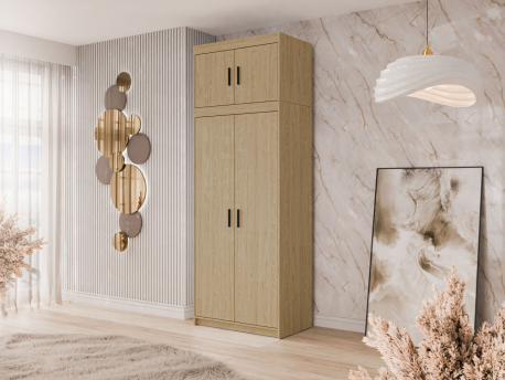 Šatní skříň Melen 2D + nástavec
