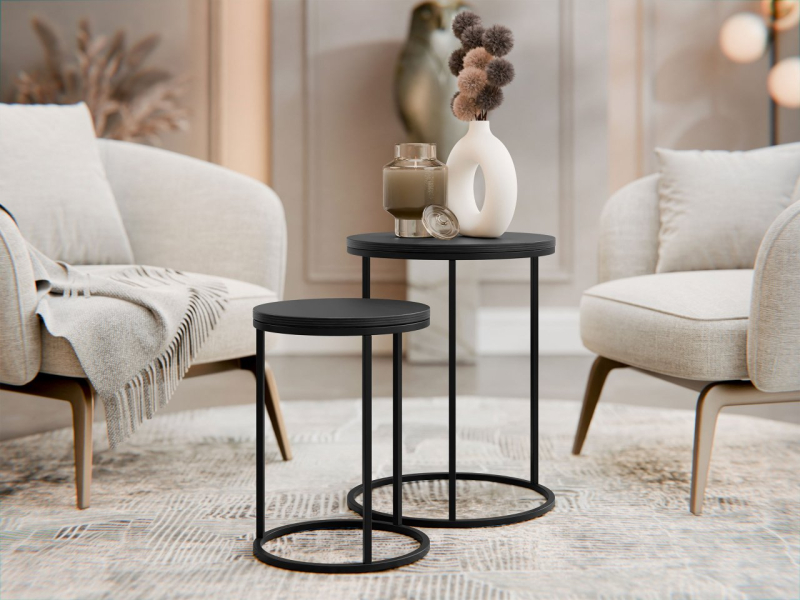 Sada 2 konferenčních stolků Zunir