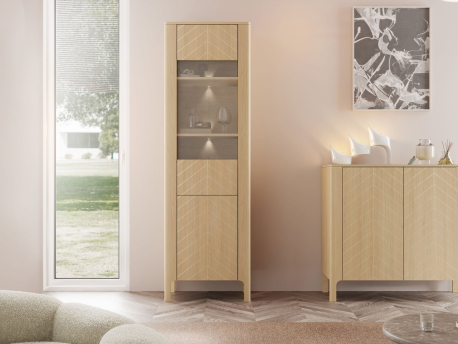 Vysoká vitrína Malony ML04