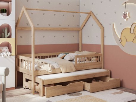 Dětská postel s úložným prostorem Karlix 90