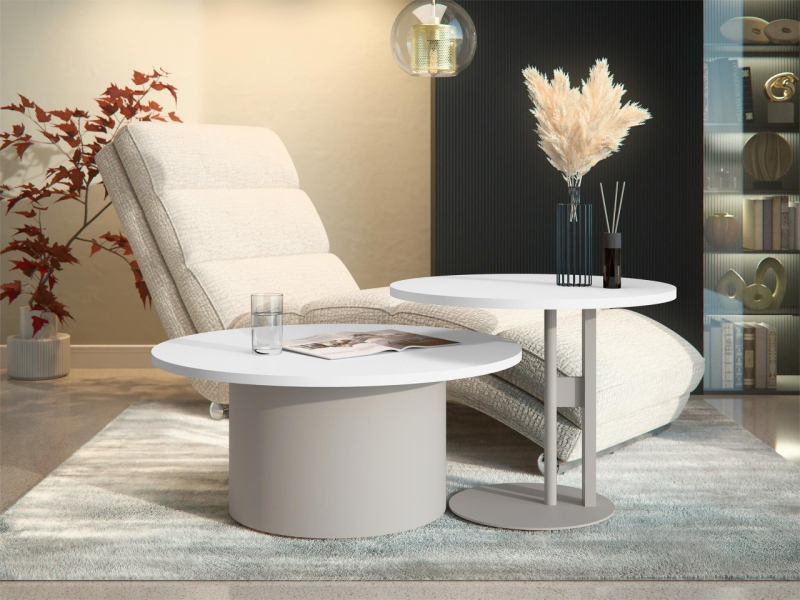 Set 2 konferenčních stolků Zalisio Kasmir