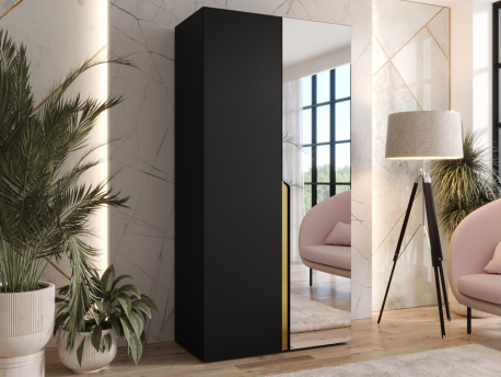 Šatní skříň se zrcadlem Frokow 2 100 cm