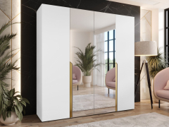 Šatní skříň se zrcadlem Frokow 2 200 cm