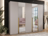 Šatní skříň se zrcadlem Frokow 2 250 cm