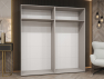 Šatní skříň se zrcadlem Frokow 3 200 cm