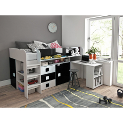 Patrová postel s psacím stolem Tomson 1