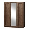 Třídveřová šatní skříň se zrcadlem Noris N15