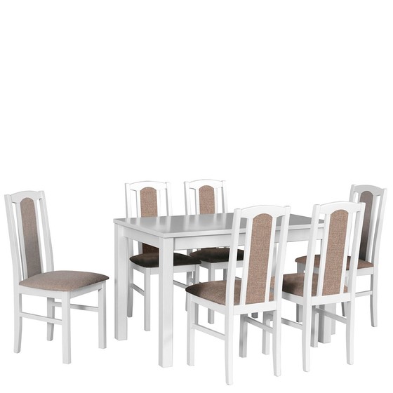 Rozkládací stůl se 6 židlemi AL11