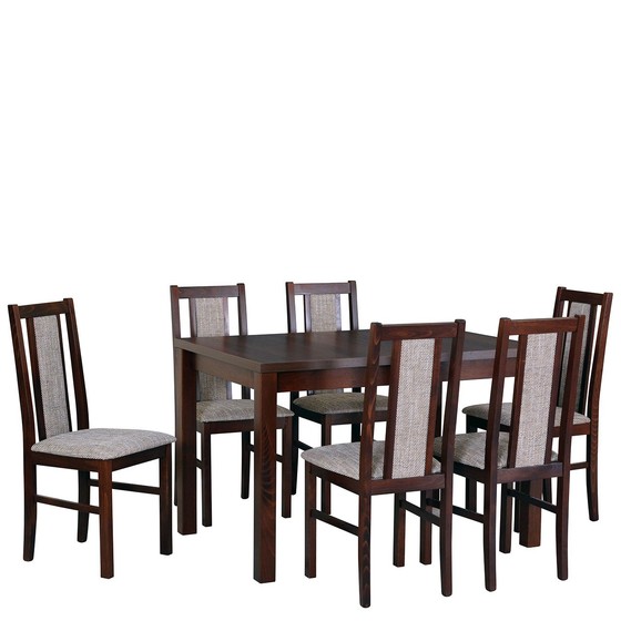 Rozkládací stůl se 6 židlemi AL12