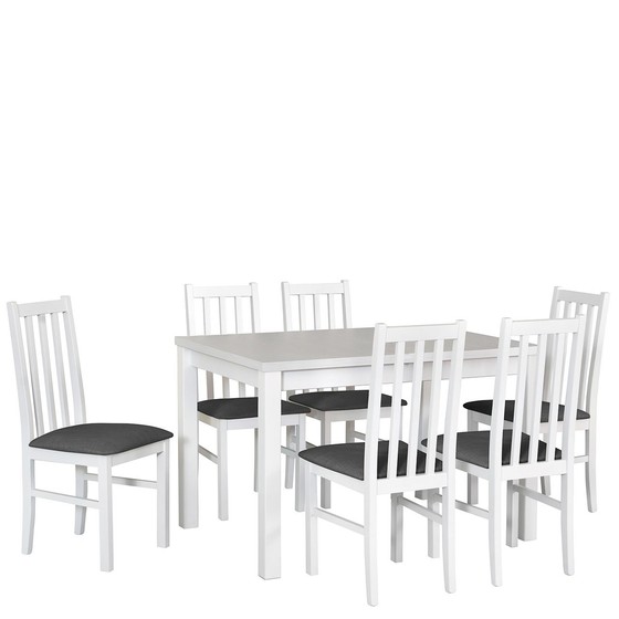 Rozkládací stůl se 6 židlemi AL14
