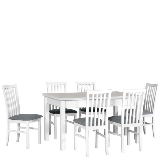 Rozkládací stůl se 6 židlemi AL19
