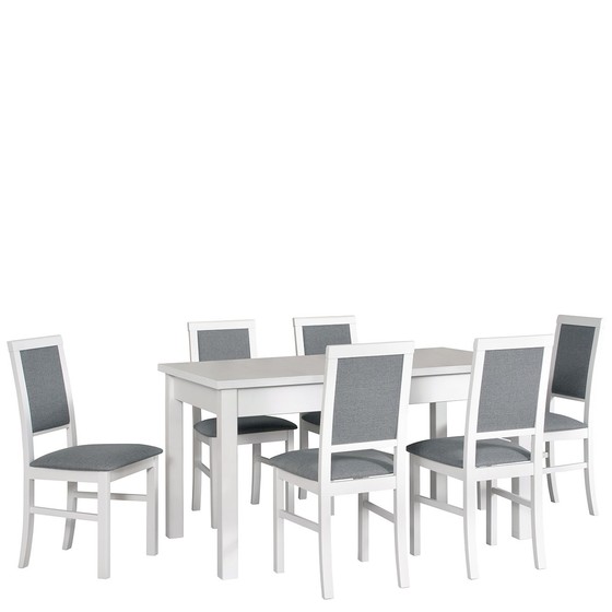 Rozkládací stůl se 6 židlemi AL20