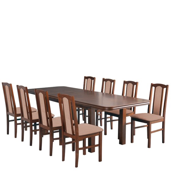 Skládací stůl se židlemi pro 8 osob - AL49