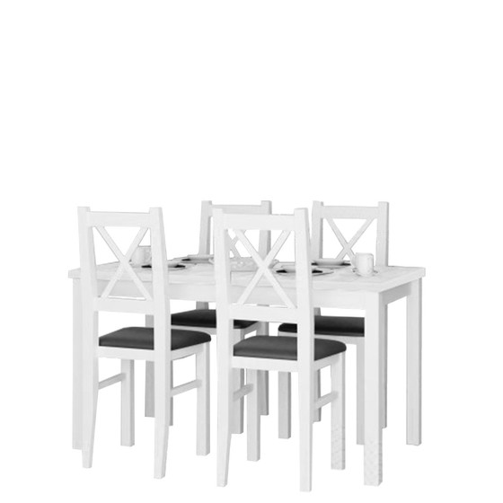 Skládací stůl se 4 židlemi - AL55
