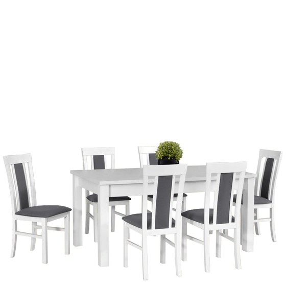 Skládací stůl se 6 židlemi - AL57