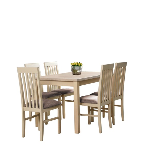 Skládací stůl s 5 židlemi - AL51