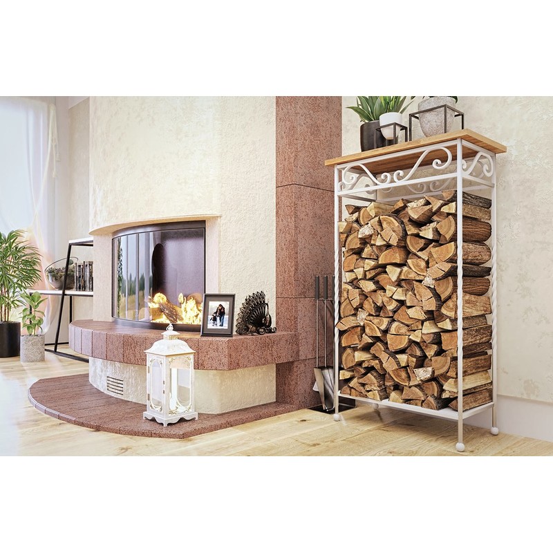 Klasický regál na dřevo Ariva 01